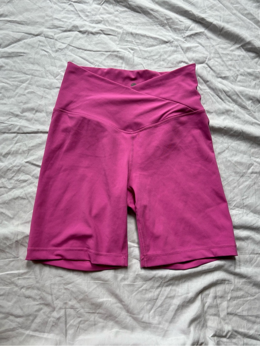 Yogalicious High-Waist Fuchsia Women’s Bike Shorts